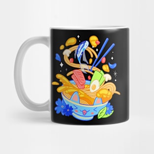 Kawaii Happy Ramen Bowl Mug